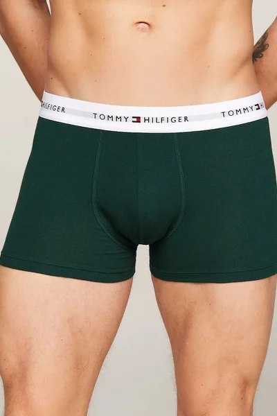 Sportovní boxerky 3Pack Zelené - Tommy Hilfiger