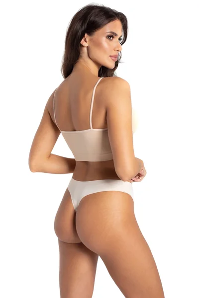 Dámská tanga 4W847Q ultra comfort beige - Gatta