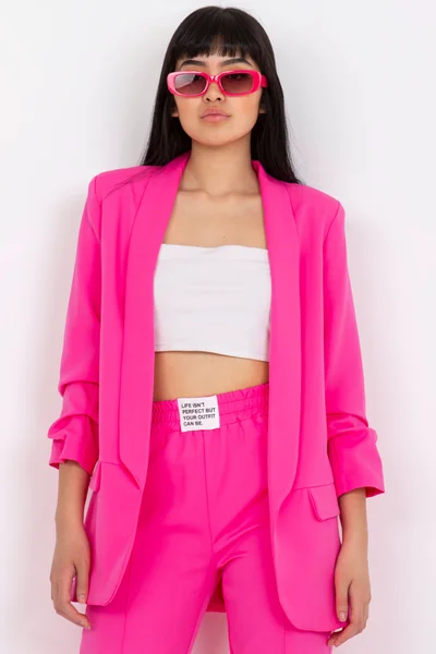 Růžová fluo bunda pro ženy FPrice