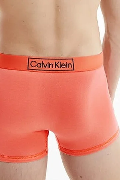 Boxerky pro muže 1LHD3P SCQ - oranžová - Calvin Klein