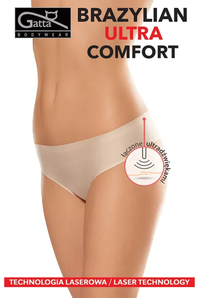 Dámské brazilky FL3G ultra comfort beige - Gatta