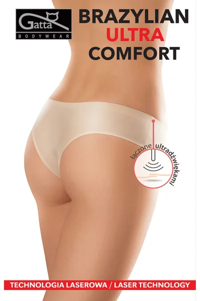 Dámské brazilky FL3G ultra comfort beige - Gatta