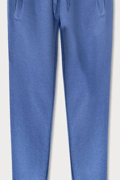 Dámské světle modré teplákové kalhoty J73SH8 J.STYLE