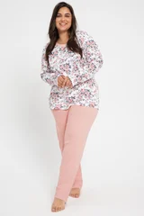 Květinové pyžamo pro ženy Taro Gardenia