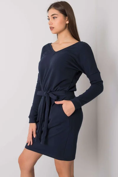 Modrá elegance - Dámské šaty Rue Paris
