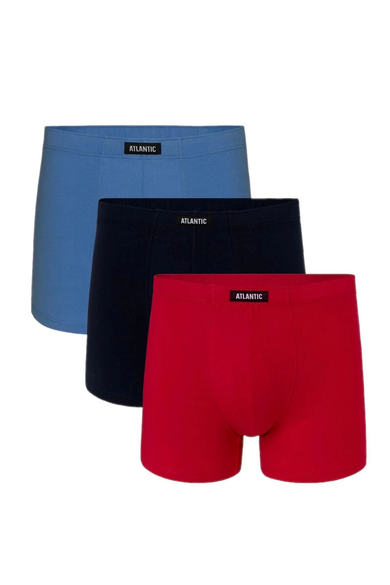 Komfortní boxerky pro muže 3v1 mix - Atlantic, vícebarevná M i41_9999935501_2:vícebarevná_3:M_