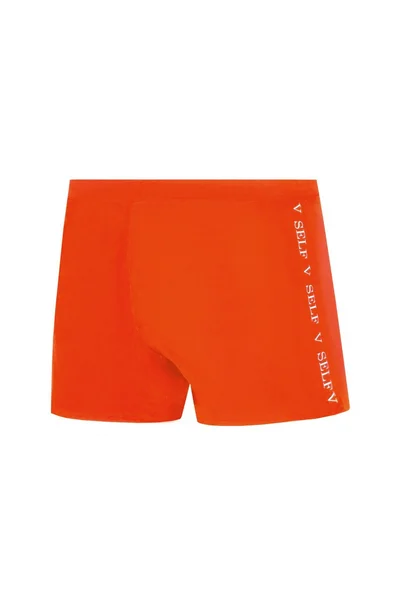 Pánské plavky 9X035 oranžové - Self