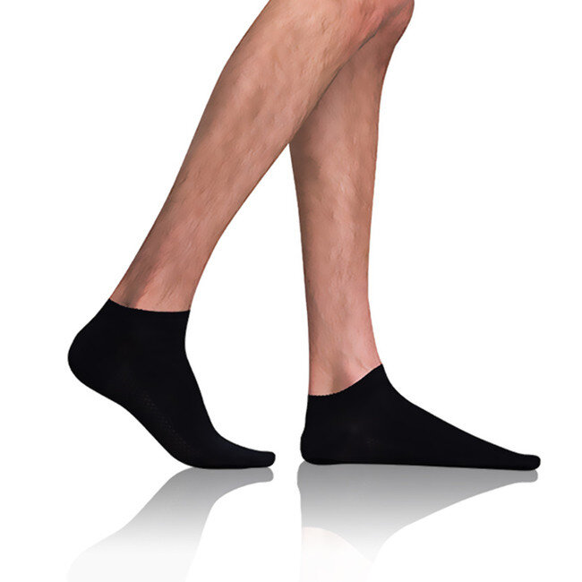 Krátké pánské bambusové ponožky BAMBUS AIR IN-SHOE SOCKS - BELLINDA - černá, 39 - 42 i454_BE497554-940-42