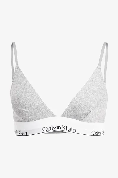 Podprsenka pro ženy bez kostice 346I3 - W2723K - šedá - Calvin Klein