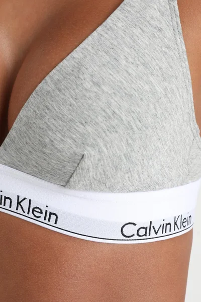 Podprsenka pro ženy bez kostice 346I3 - W2723K - šedá - Calvin Klein