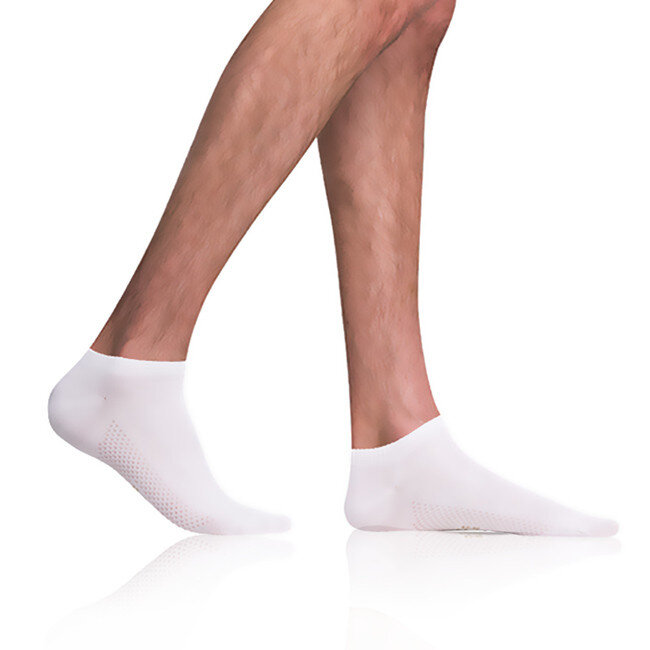 Krátké pánské bambusové ponožky BAMBUS AIR IN-SHOE SOCKS - BELLINDA - bílá, 39 - 42 i454_BE497554-920-42