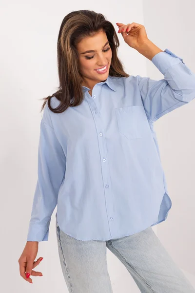 Modrá košile FPrice - Elegantní kousek pro každou příležitost