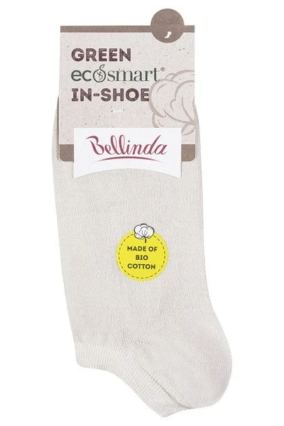 Krátké ponožky z bio bavlny GREEN ECOSMART IN-SHOE SOCKS - BELLINDA - béžová