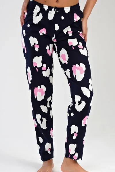 Květované bavlněné pyžamové kalhoty Jana Vienetta