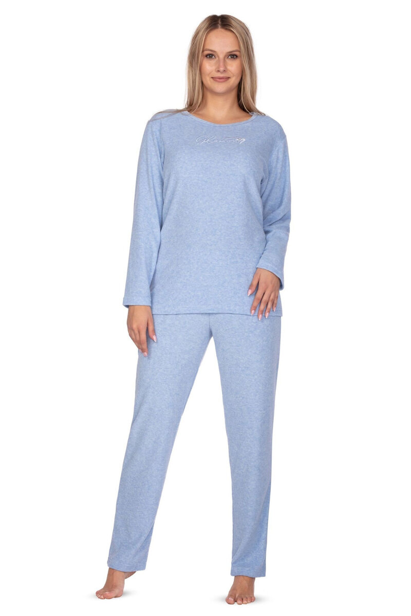 Modro-bílé froté pyžamo Regina, světle modrá XXL i41_9999939602_2:světle modrá_3:XXL_