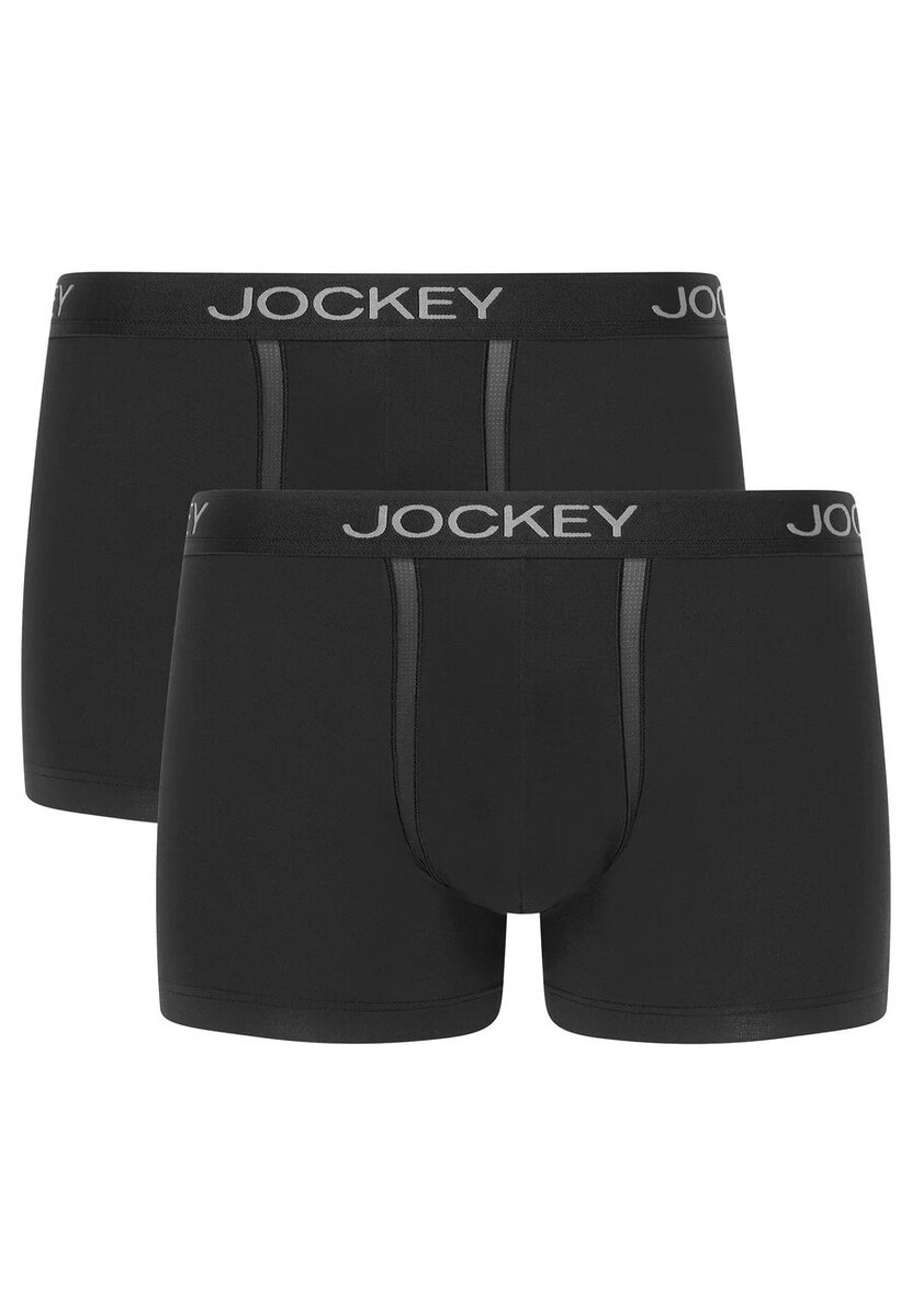 Černé boxerky pro muže Jockey - modal/elastan - přiléhavý střih - elastický pas, M i10_P65475_2:91_