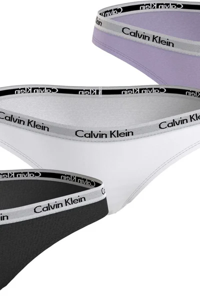 Klasické bavlněné kalhotky Carousel 3 Pack - Calvin Klein