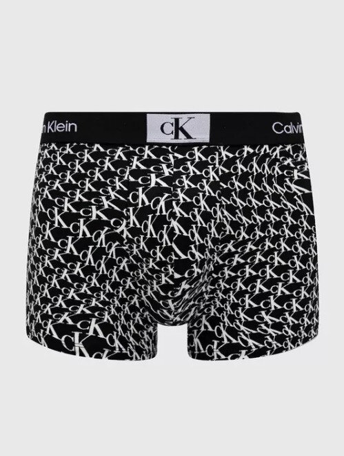 Boxerky pro muže 9J0 ACR černábílá - Calvin Klein, černá/bílá M i10_P60170_1:2023_2:91_