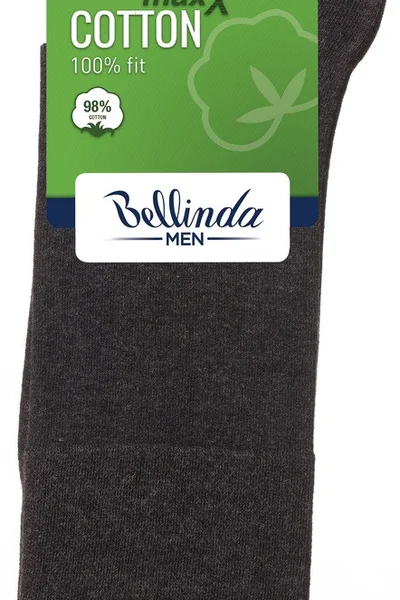 Pánské bavlněné ponožky COTTON MAXX MEN SOCKS - BELLINDA - šedá