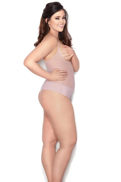 Dámské stahovací body Glam string pink - Mitex