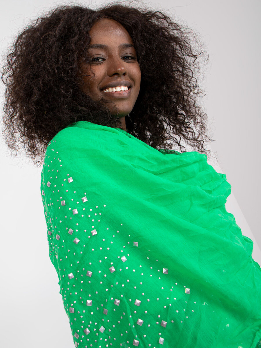 Zelený dámský šátek Viskóza 192x98 cm od FPrice, jedna velikost i523_2016103207268