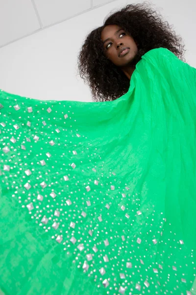 Zelený dámský šátek Viskóza 192x98 cm od FPrice