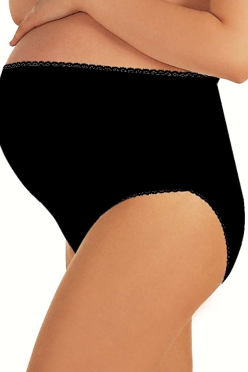 Dámské těhotenské kalhotky Mama maxi black - Italian Fashion, černá XL i41_35375_2:černá_3:XL_