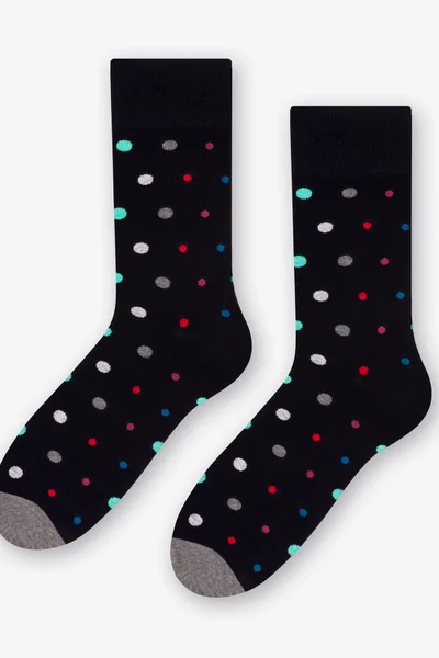 Ponožky Mix Dots 64VL1 Dark Navy Blue - Více More