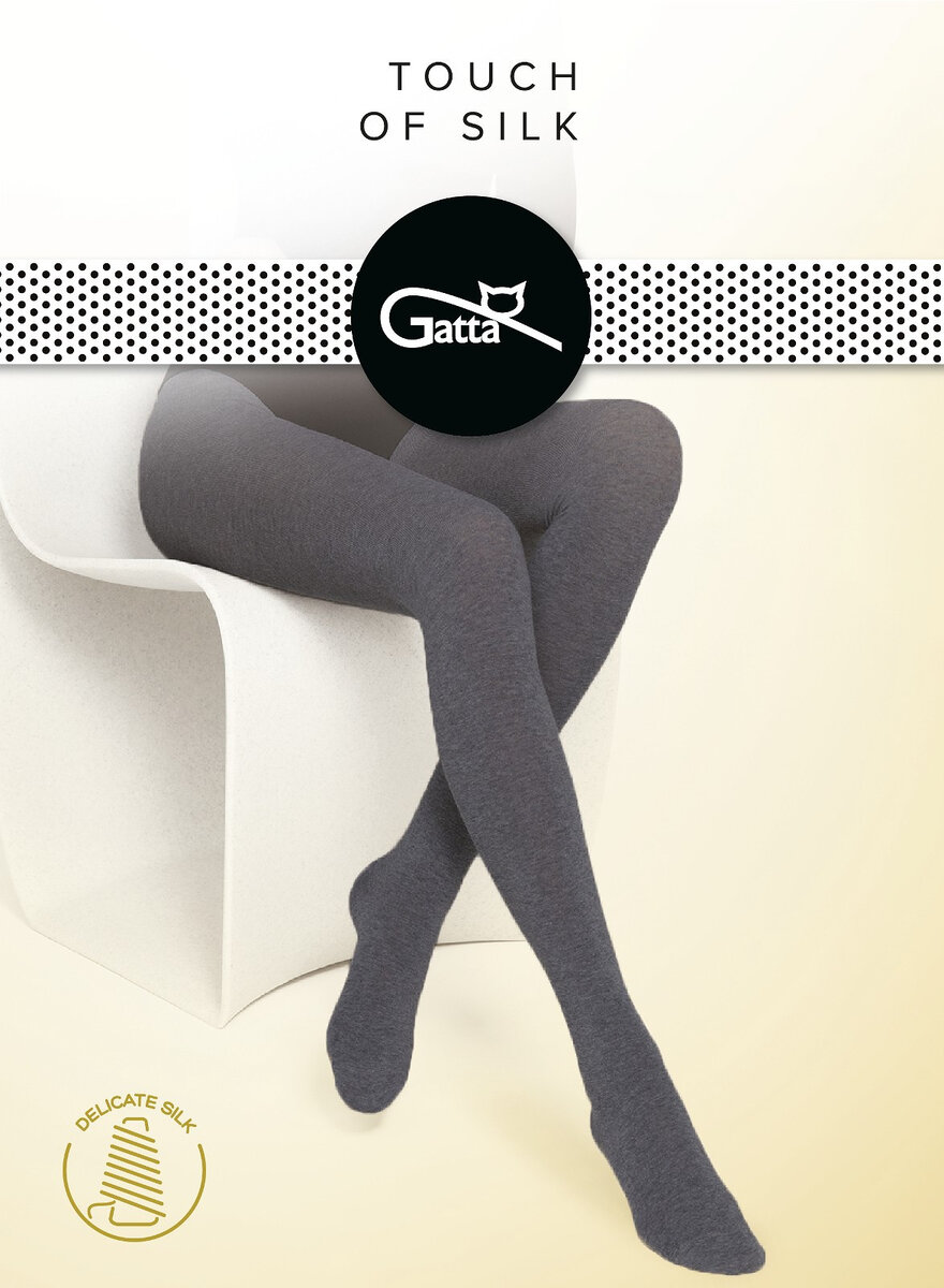 Dámské punčochové kalhoty Gatta Touch of Silk, Mel.nero/černá 4-L i384_16949858