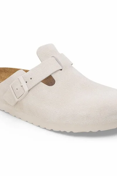 Žabky Birkenstock Boston W dámské kožené dřeváky