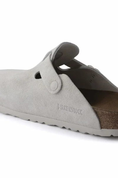 Žabky Birkenstock Boston W dámské kožené dřeváky