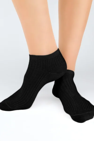 Modální pruhované dámské ponožky Noviti