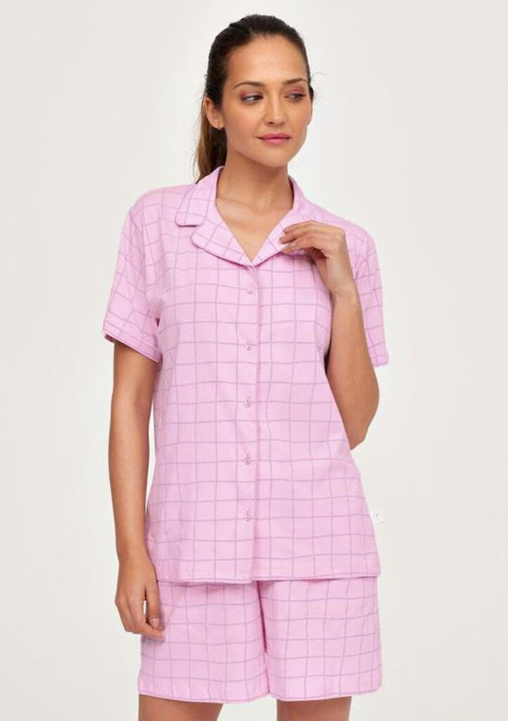 Růžové dámské pyžamo Muydemi, Sv. růžová M i321_33704-249564