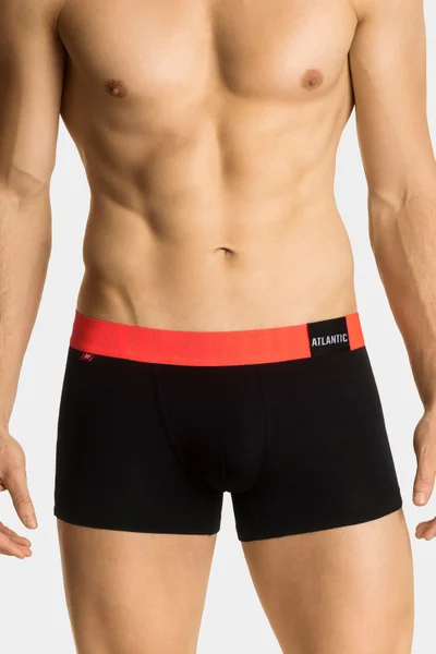 Atlantic Pánské Boxerky Sport Black Premium