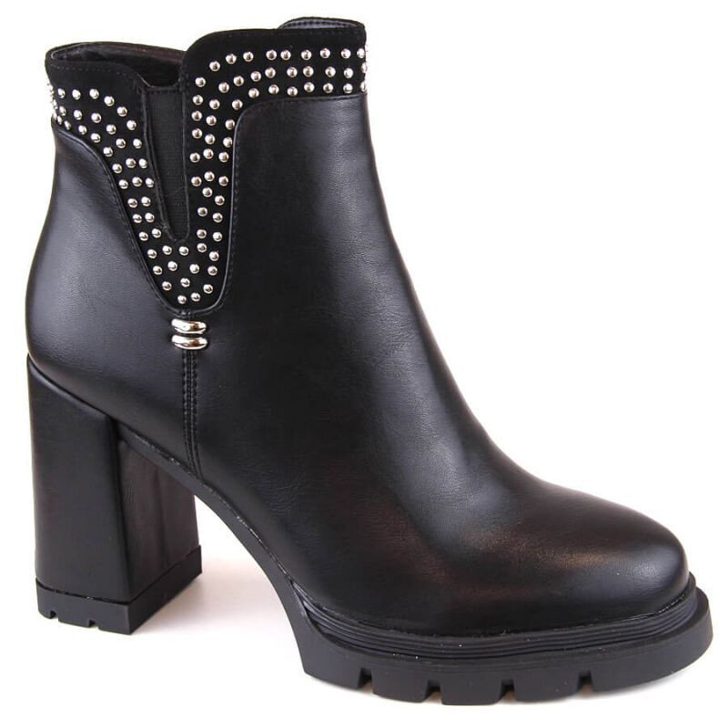 Černé zimní boty s nýty pro ženy Filippo W, 40 i476_88534542