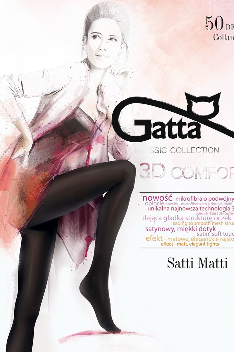 Dámské punčochové kalhoty SATTI MATTI F990 DEN - Gatta, nero 2-S i170_000092000290