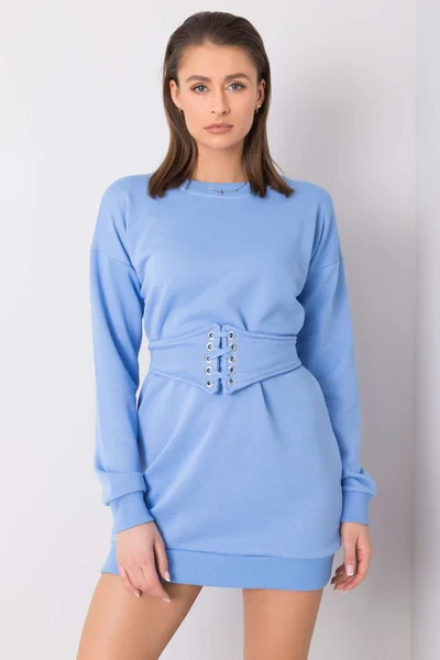 Dámská modré mikinové šaty RUE PARIS FPrice