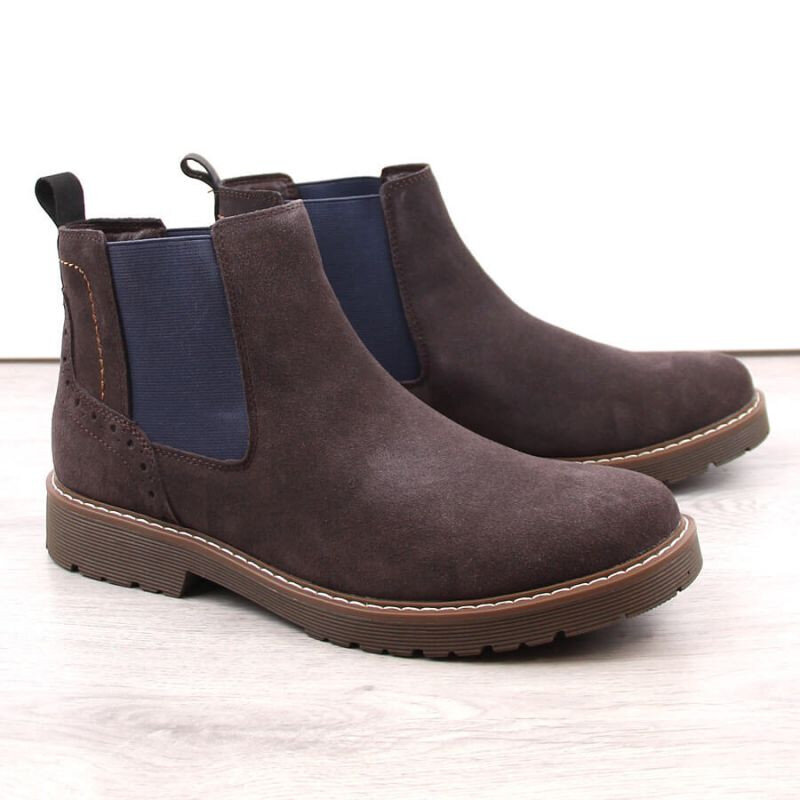 Mužské kožené zimní boty Filippo Warm, 42 i476_88323993