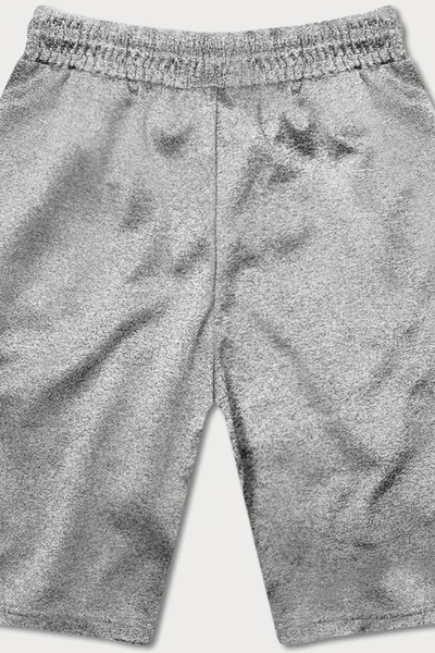 Sportovní šedé kraťasy s volnými nohavicemi J.STYLE