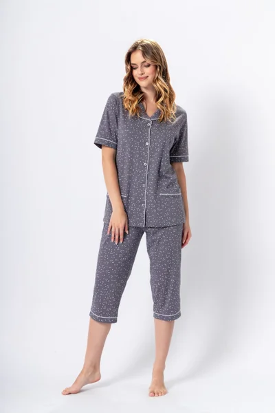 Klasické pyžamo Halima Plus Size