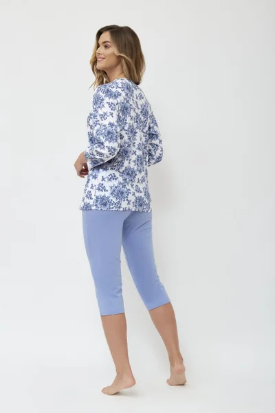 Modrokvěté pyžamo pro ženy M-Max