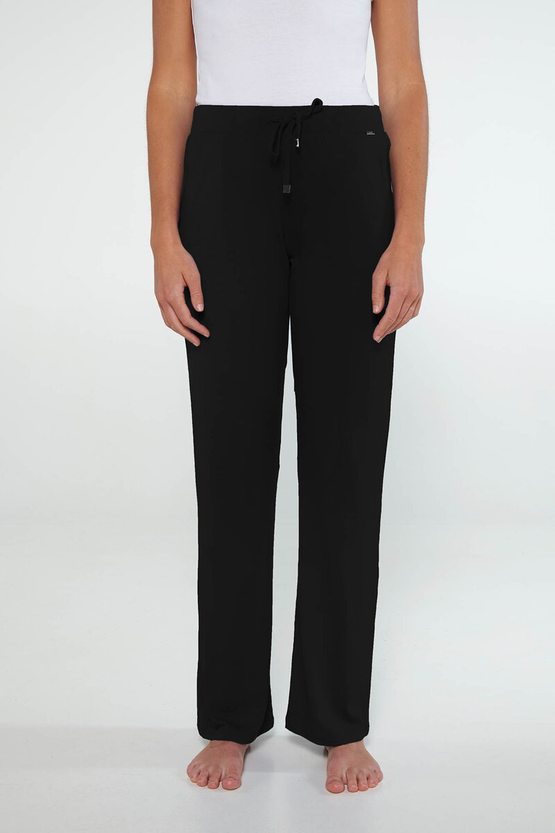Střihové dámské kalhoty Vamp - Pohodlný kousek pro každý den, black L i512_20210_100_4