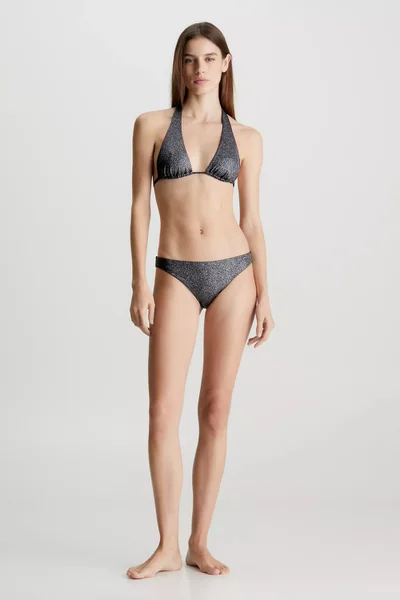 Lesklé dámské plavky Calvin Klein - Spodní díl BIKINI