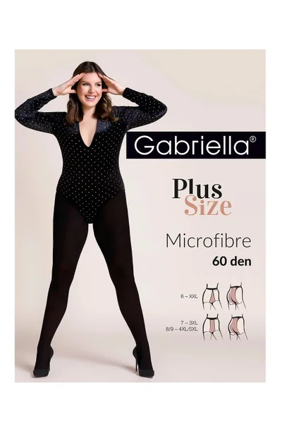 Dámské punčochové kalhoty Gabriella Plus Size 60 den