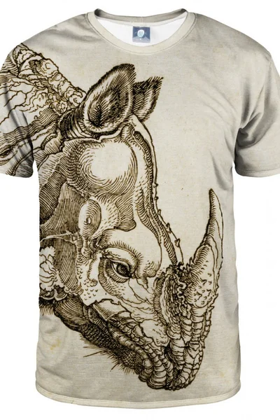 Unisex tričko Rhinoceros Beige - Aloha From Deer