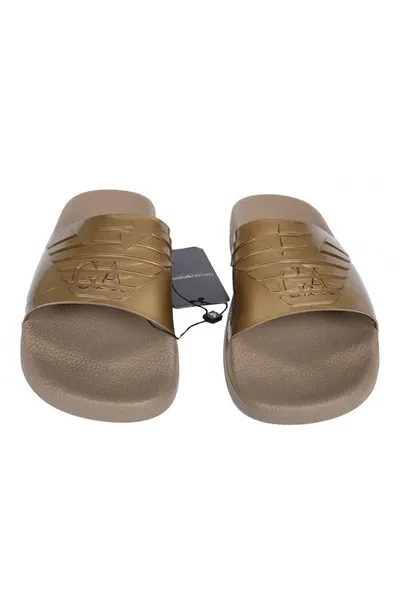 Dámské pantofle 98K zlatá - Emporio Armani