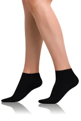 Krátké dámské bambusové ponožky BAMBUS AIR LADIES IN-SHOE SOCKS - BELLINDA - černá