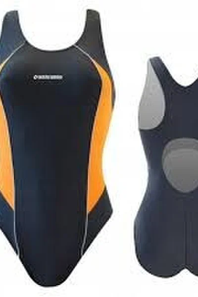 Sportovní plavky Oranžovošedé - AquaFit