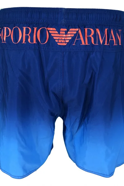 Pánské šortky 4H6L3 J57 tmavě modrá - Emporio Armani