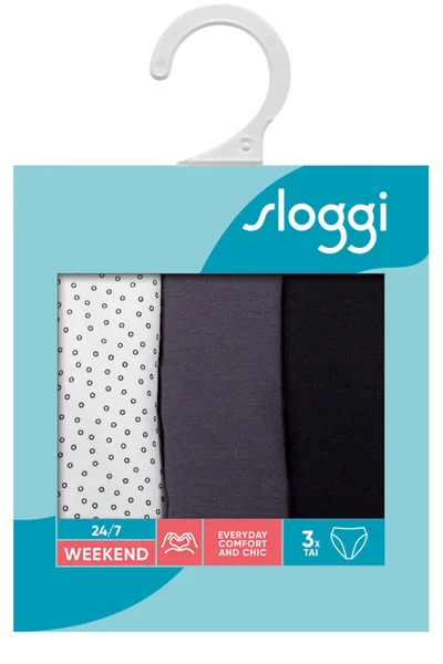 Dámské kalhotky Sloggi C1993 Weekend Tai C3P barevné